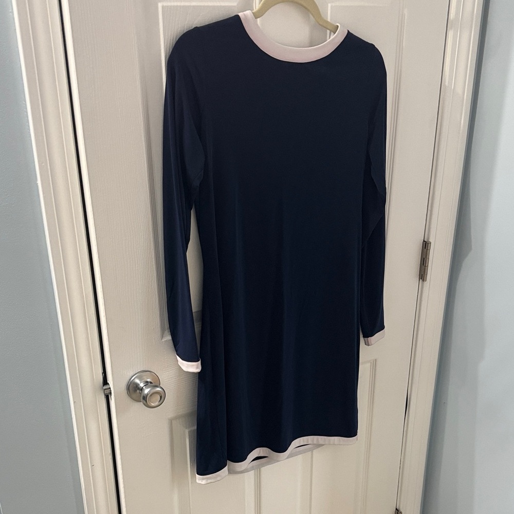 MICHAEL Michael Kors Navy and Pink Dress